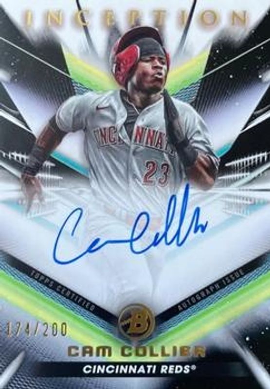 Cam Collier 2023 Bowman Inception #BPA-CC Autographs /300 RAW