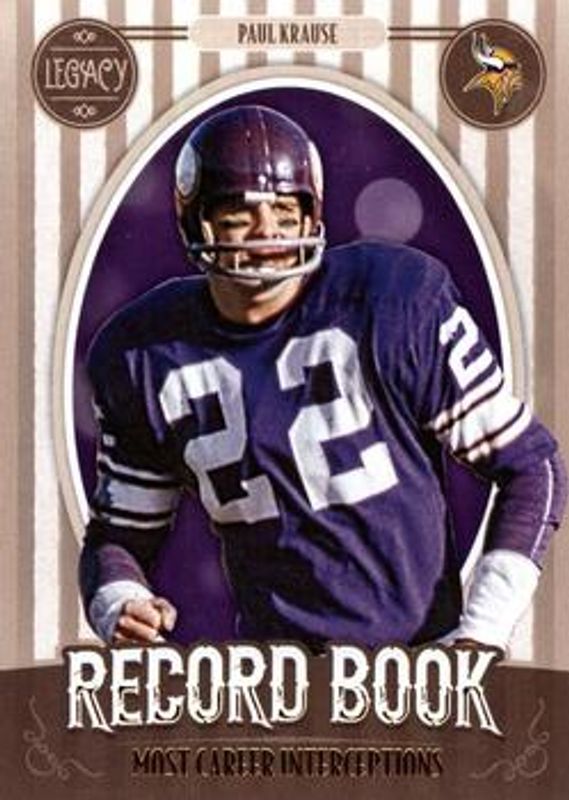 2019 Legacy #RB-PK Record Book