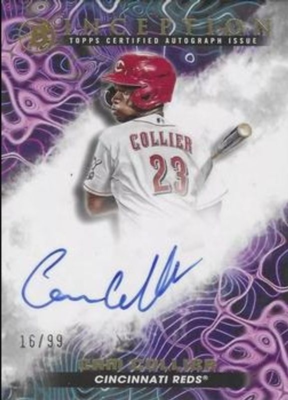 Cam Collier 2023 Bowman Inception #PPA-CC Primordial Prospects Autographs /99 RAW