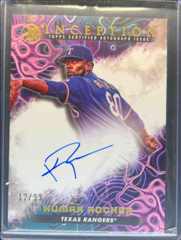Kumar Rocker 2023 Bowman Inception #PPA-KR Primordial Prospects Autographs /99 RAW
