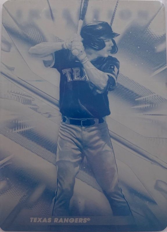 Anthony Gutierrez 2023 Bowman Inception #91 Printing Plate Cyan /1 RAW