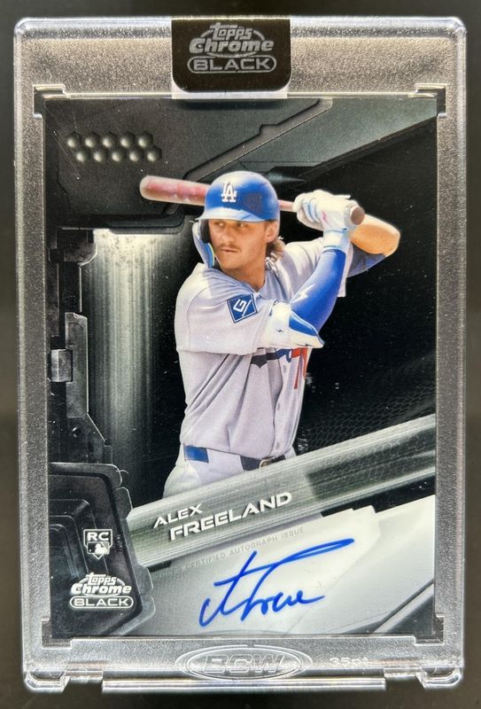 Alex Freeland 2026 Topps Chrome Black #CBA-AF Autographs Price 
