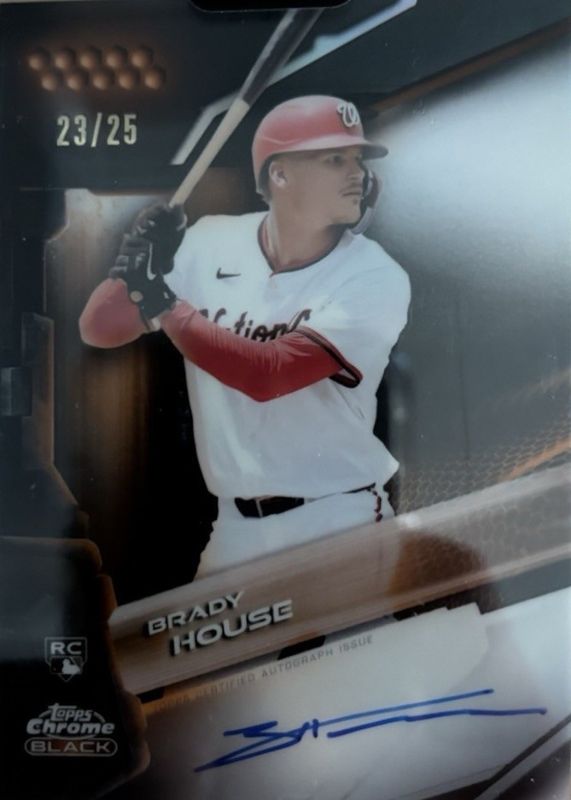 2026 Topps Chrome Black #CBA-BH Autographs - Orange Refractor /25