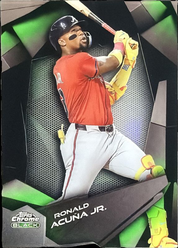 Ronald Acuna Jr. 2026 Topps Chrome Black #DOD-19 Depth of Darkness