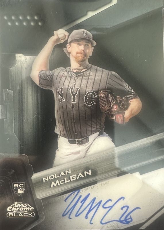 2026 Topps Chrome Black #CBA-NM Autographs
