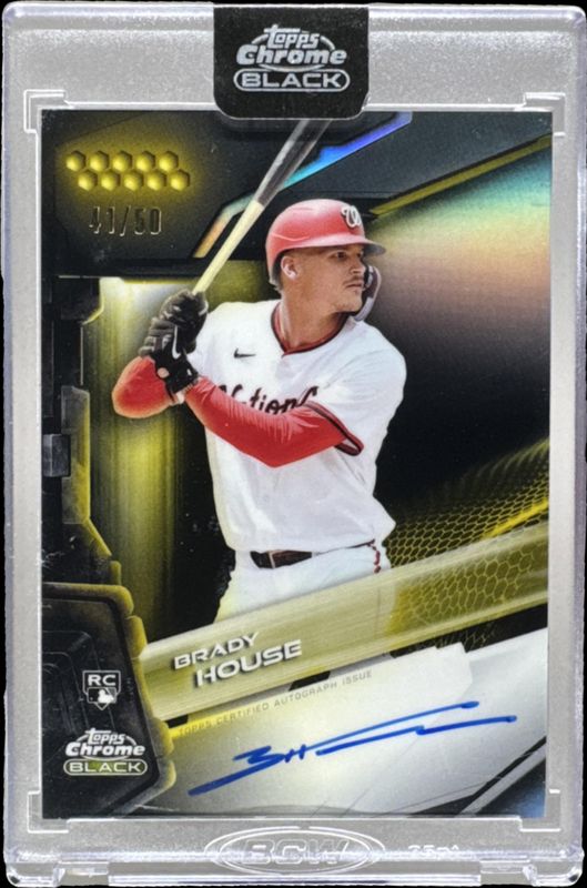 2026 Topps Chrome Black #CBA-BH Autographs - Gold Refractor /50