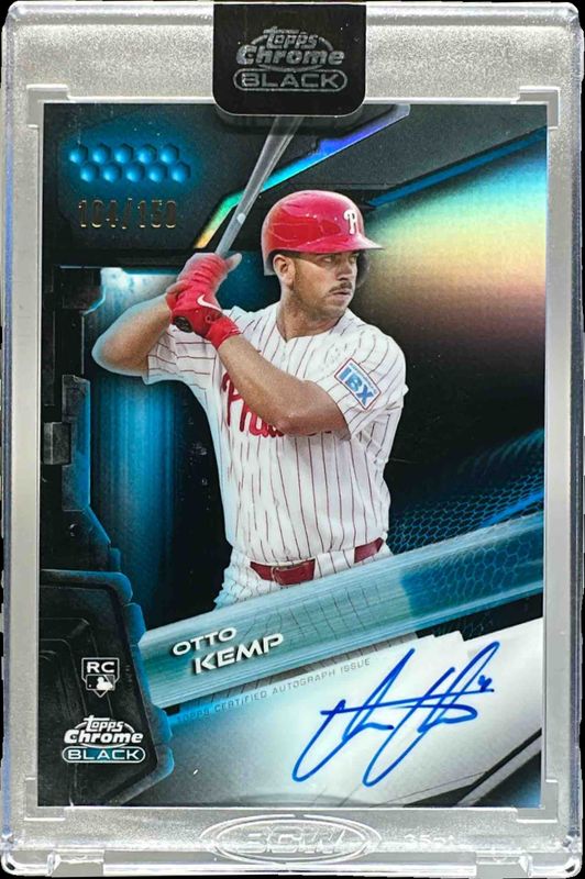 2026 Topps Chrome Black #CBA-OK Autographs - Blue Refractor /150