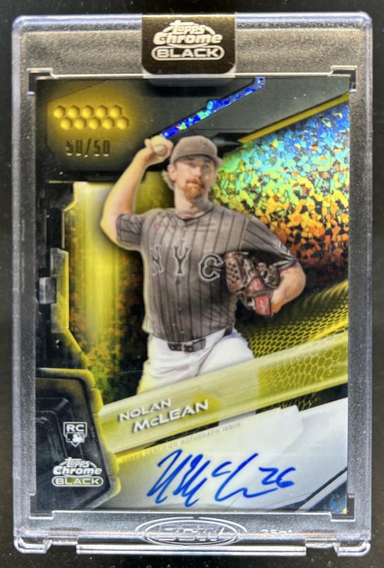 2026 Topps Chrome Black #CBA-NM Autographs - Gold Mini-Diamond Refractor /50