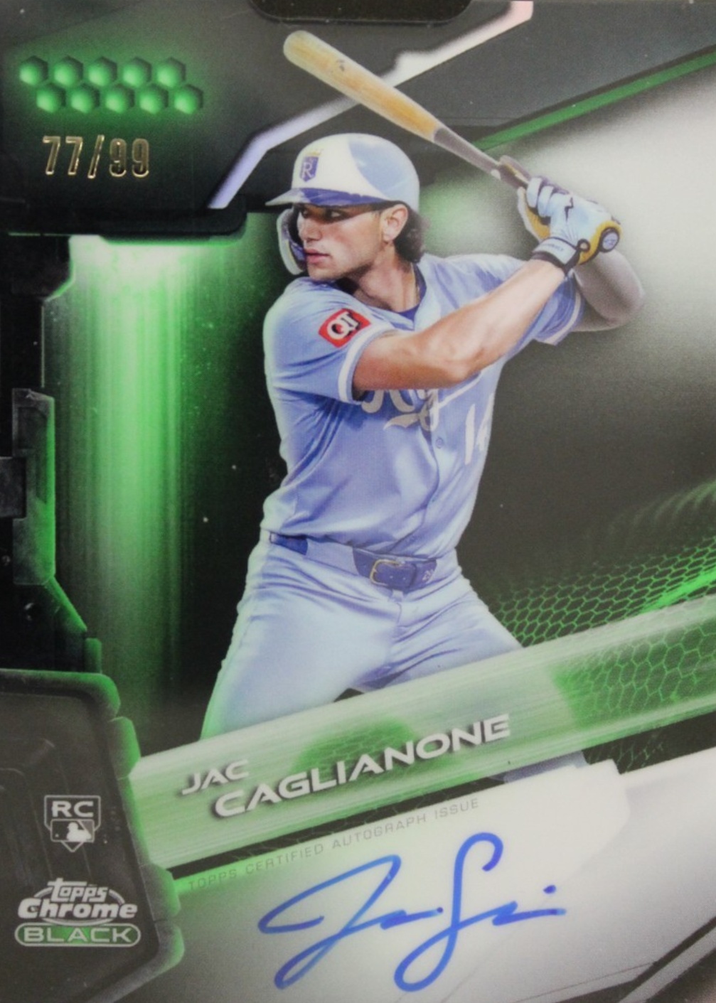 Jac Caglianone 2026 Topps Chrome Black #CBA-CAG Autographs - Green ...