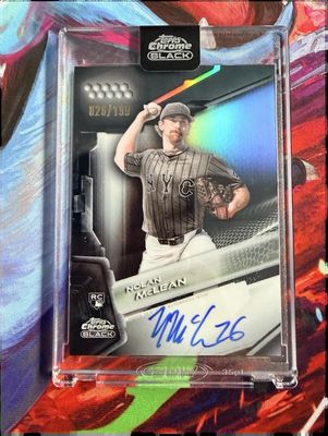 2026 Topps Chrome Black #CBA-NM Autographs - Refractor /199
