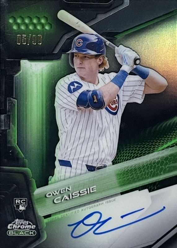 2026 Topps Chrome Black #CBA-OC Autographs - Green Refractor /99