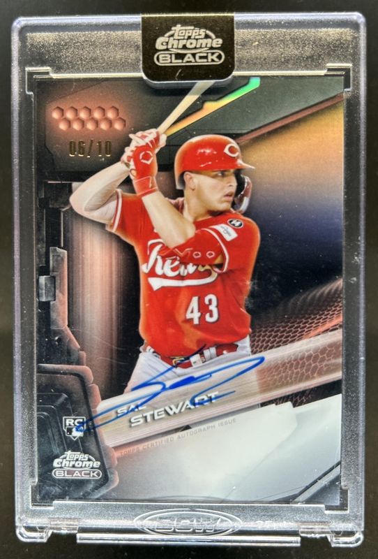 2026 Topps Chrome Black #CBA-SS Autographs - Rose Gold Refractor /10
