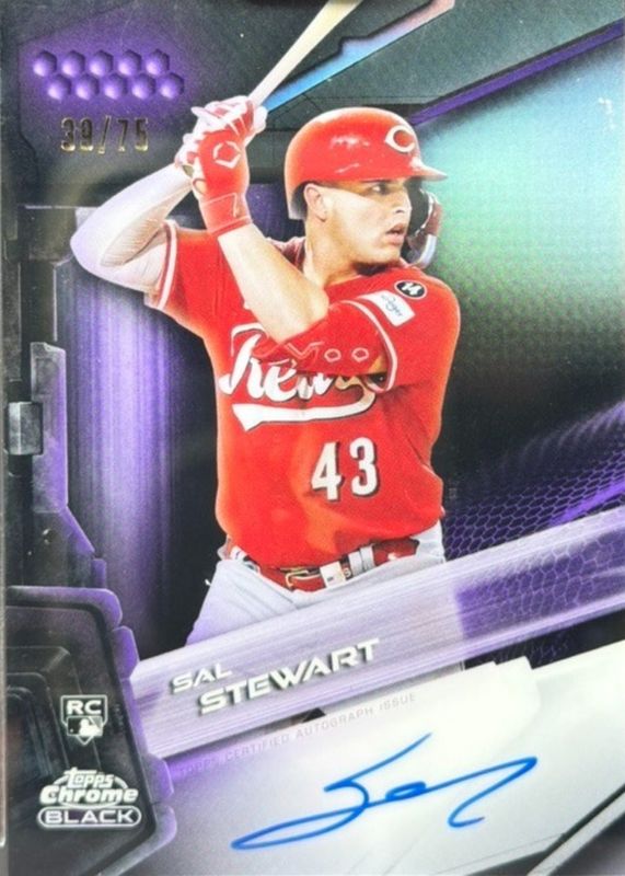 2026 Topps Chrome Black #CBA-SS Autographs - Purple Refractor /75