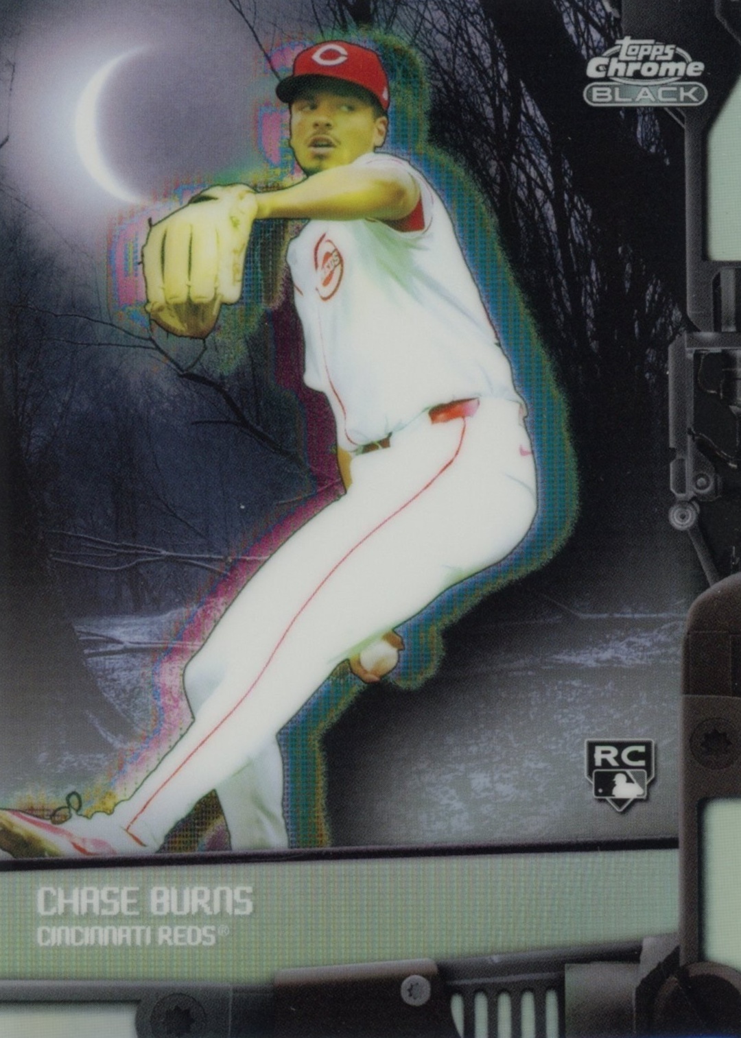 Chase Burns 2026 Topps Chrome Black #NOC-7 Nocturnal /(SSP) Price 