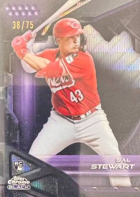 2026 Topps Chrome Black #30 Purple Wave Refractor /75