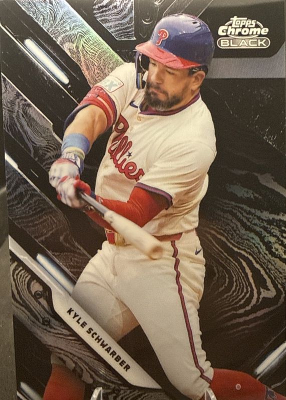 Kyle Schwarber 2026 Topps Chrome Black #DAM-10 Damascus /(SSP 