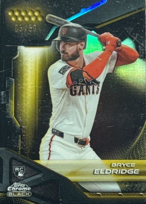 2026 Topps Chrome Black #50 Gold Refractor /50