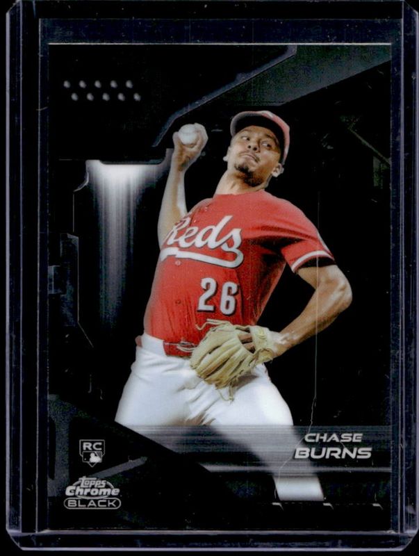 Chase Burns 2026 Topps Chrome Black #38 Base Price Guide - Sports 