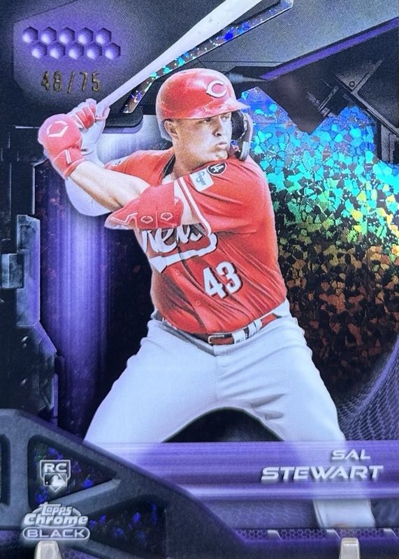 2026 Topps Chrome Black #30 Purple Mini-Diamond Refractor /75