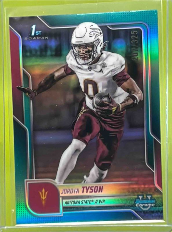 2025 Bowman Chrome University #31 Chrome Prospects - Aqua Refractor /325