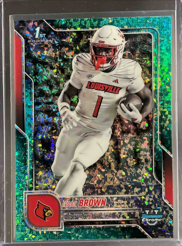 2025 Bowman Chrome University #32 Chrome Prospects - Aqua Mini-Diamond Refractor /325