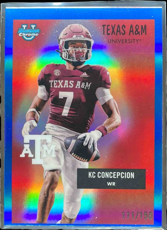 2025 Bowman Chrome University #55AV-17 1955 Bowman - Blue Refractor /150