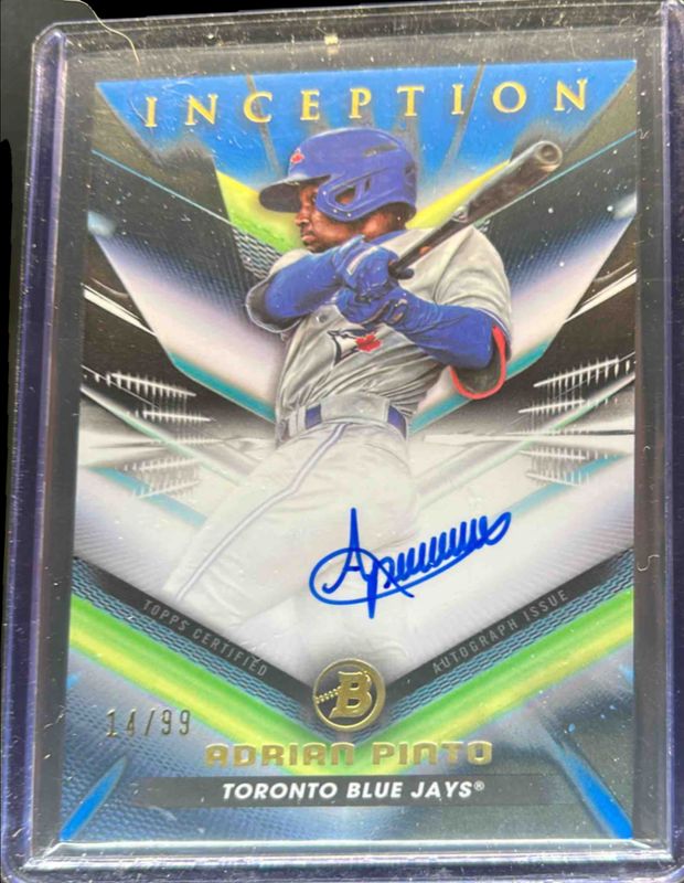 2023 Bowman Inception #BPA-AP Autographs - Blue Foil /99