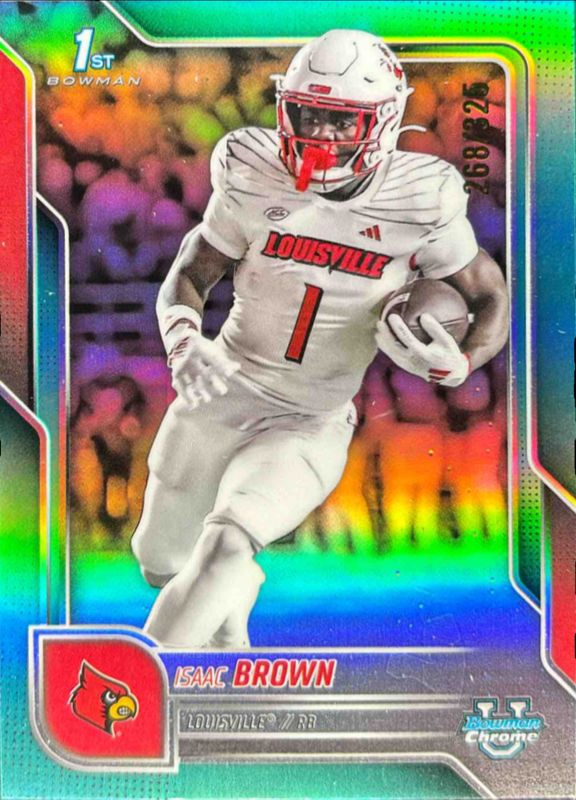 2025 Bowman Chrome University #32 Chrome Prospects - Aqua Refractor /325
