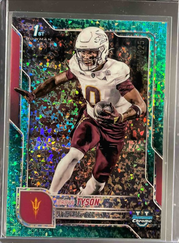 2025 Bowman Chrome University #31 Chrome Prospects - Aqua Mini-Diamond Refractor /325