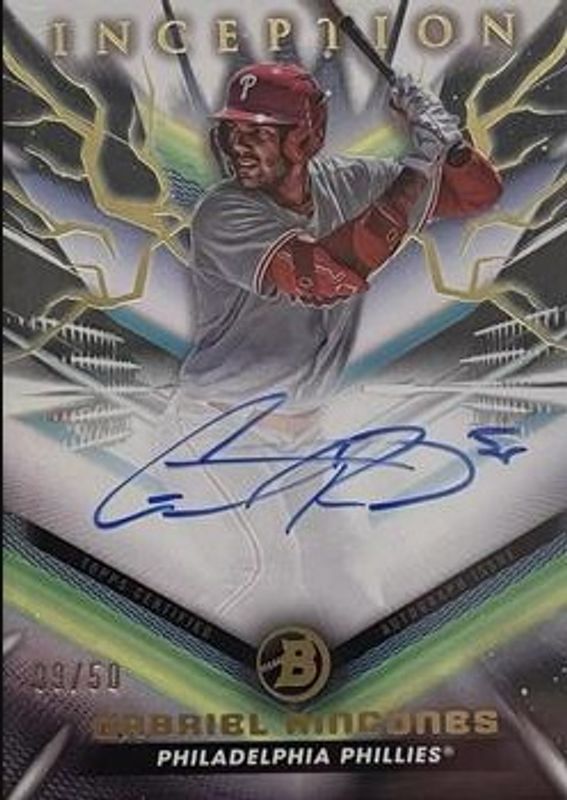 2023 Bowman Inception #BPA-GR Autographs - Gold Foil Electricity /50