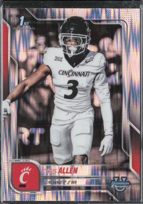 2025 Bowman Chrome University #7 Chrome Prospects - Shimmer Refractor