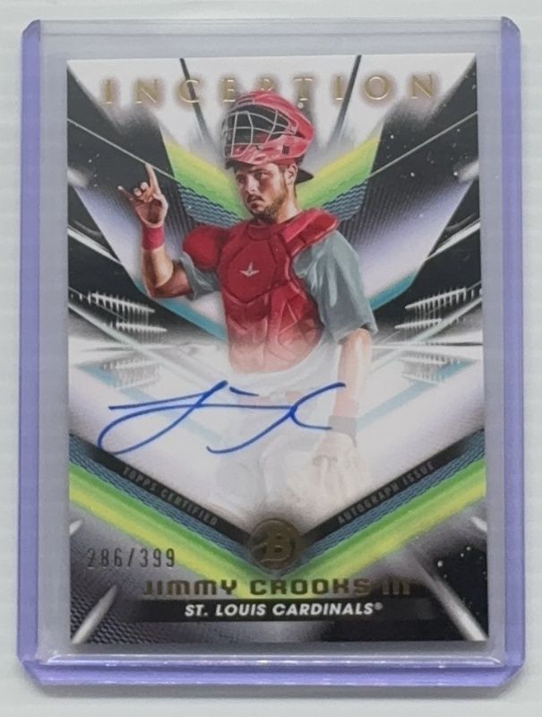 Jimmy Crooks III 2023 Bowman Inception #BPA-JCS Autographs /300 RAW