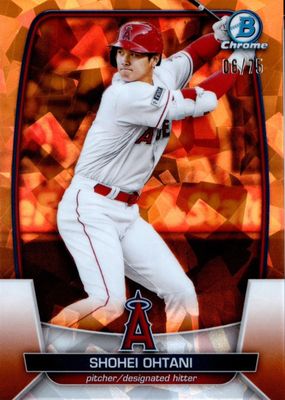 2023 Bowman Chrome Sapphire Edition #67 Orange /75
