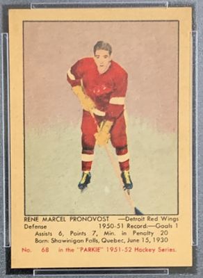 1951 Parkhurst #68 Base