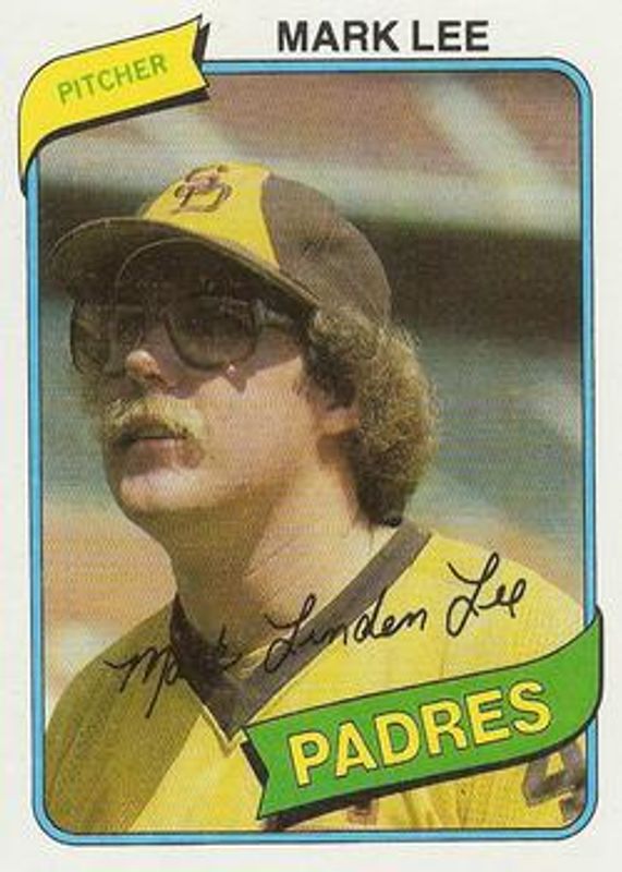 Mark Lee 1980 Topps #557b Base RAW