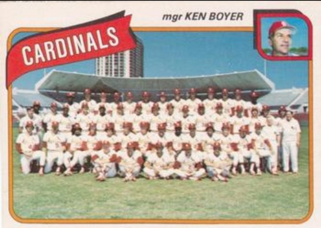 1980 Topps #244 Team Checklist