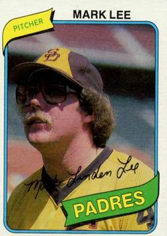 Mark Lee 1980 Topps #557a Base RAW