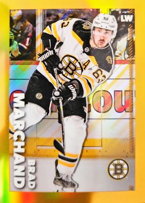 2022 Topps Chrome NHL Sticker Collection #43 Gold Refractor /50
