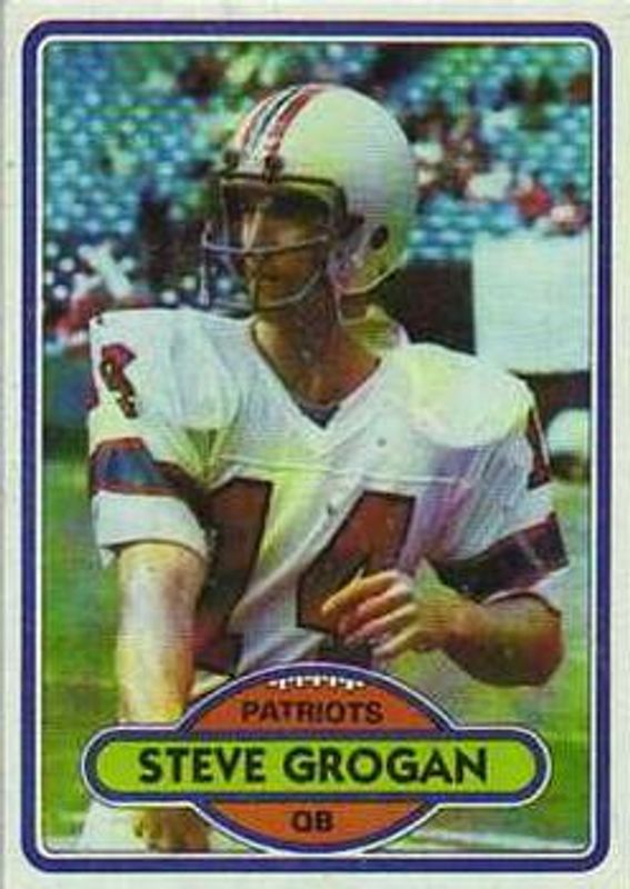 Steve Grogan 1980 Topps #435 Base RAW
