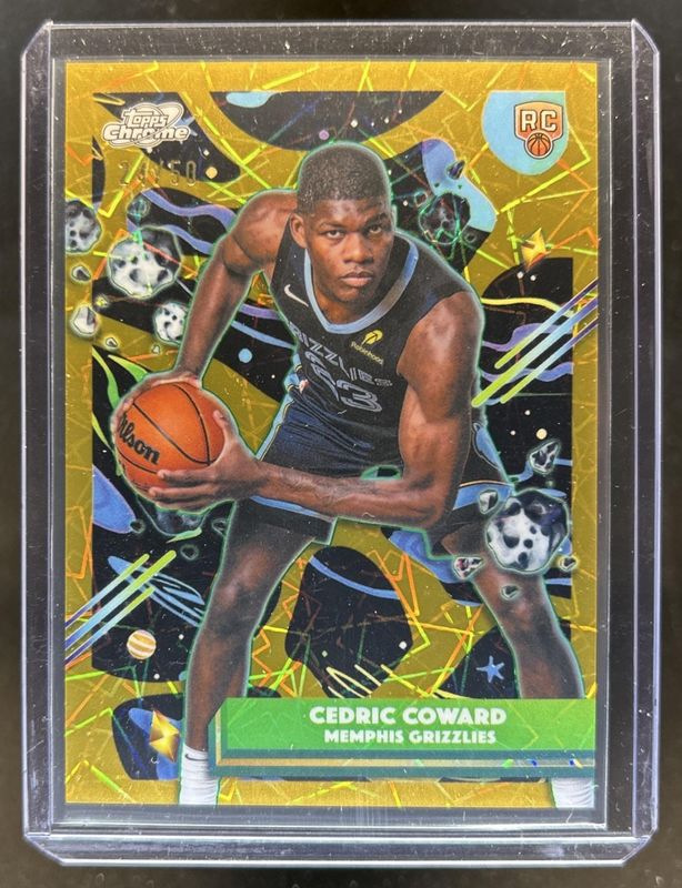 2025 Topps Chrome Cosmic #7 Gold Interstellar Refractor /50