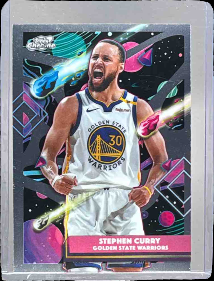 Stephen Curry 2025 Topps Chrome Cosmic #18 Base Price Guide 