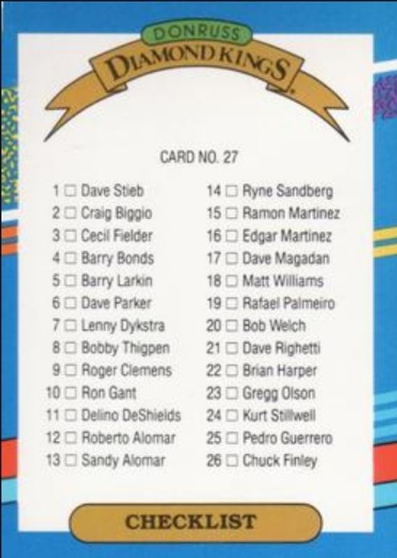 1991 Donruss #27 Base