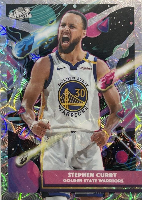 Stephen Curry 2025 Topps Cosmic Chrome #18 Nucleus Refractor Price