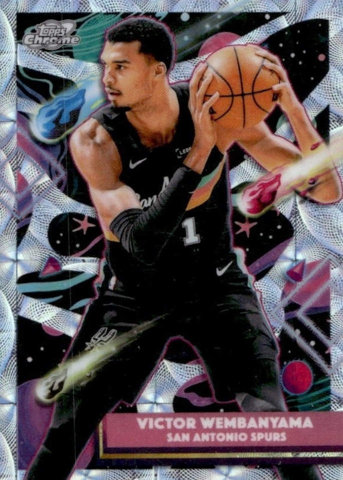 Victor Wembanyama 2025 Topps Chrome Cosmic #149 Nucleus Refractor 