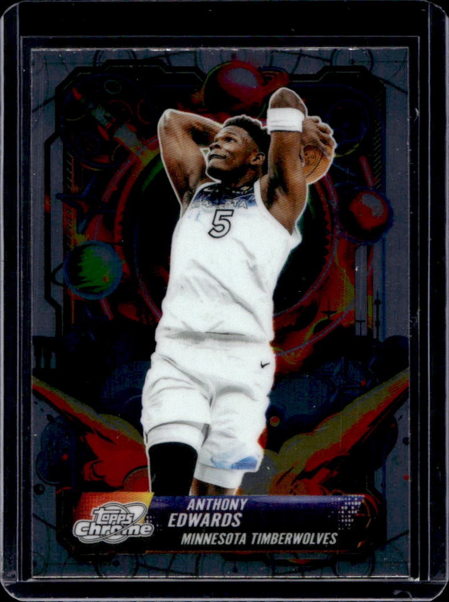 Anthony Edwards 2025 Topps Chrome Cosmic #PRP-15 Propulsion Price 