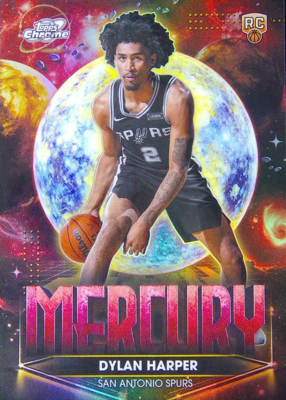 Dylan Harper 2025 Topps Chrome Cosmic #PPM-9 Planetary Pursuit