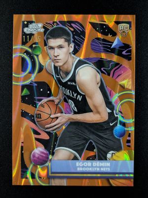 2025 Topps Chrome Cosmic #39 Orange Galactic Refractor /25