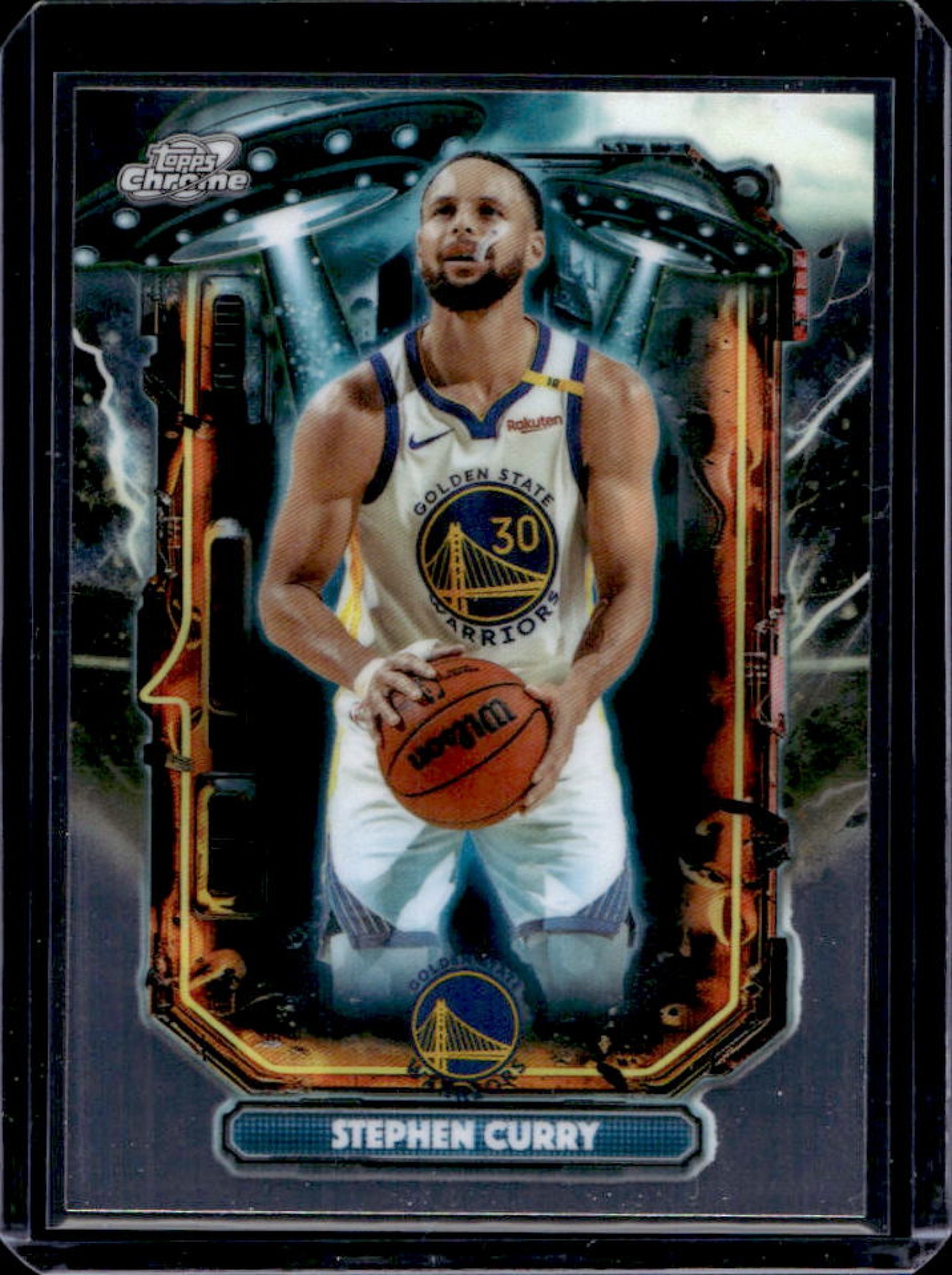 Stephen Curry 2025 Topps Cosmic Chrome #ET-5 Extraterrestrial
