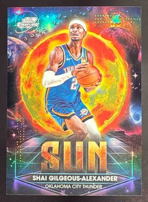 2025 Topps Cosmic Chrome #PPS-1 Planetary Pursuit - Sun /(1:80)