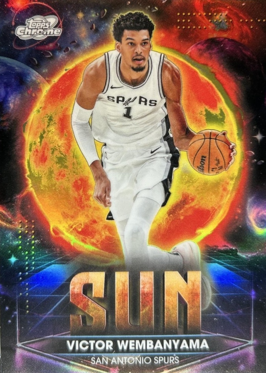 Victor Wembanyama 2025 Topps Chrome Cosmic #PPS-6 Planetary 